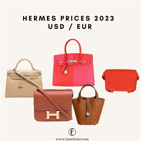 hermes price list 2024|Hermes uk price increase.